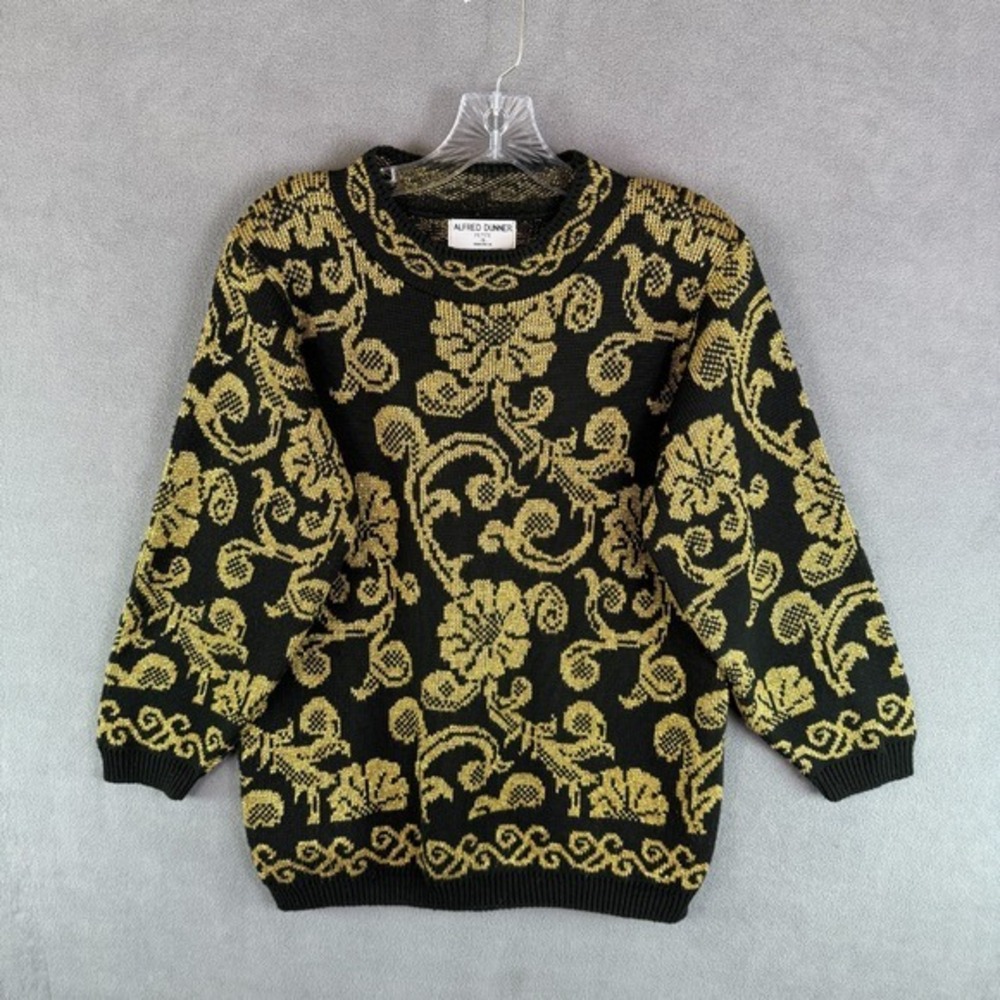 Vintage Alfred Dunner Sweater‎ Petite Womens S Chic Grandma Made in USA 90s